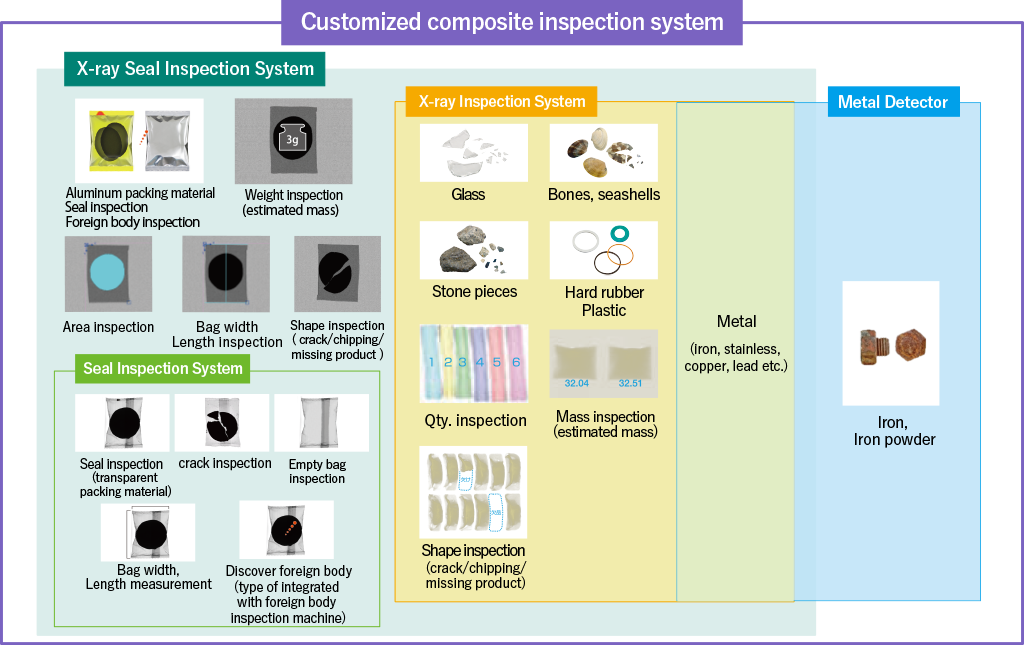Customized composite inspection system