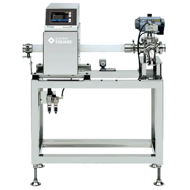 Pipe transfer type metal detectors