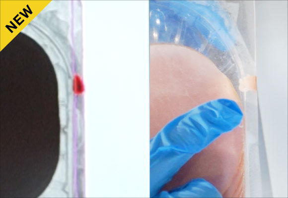 【事例紹介】<br>ガスパック（ハム・チーズ）の検査