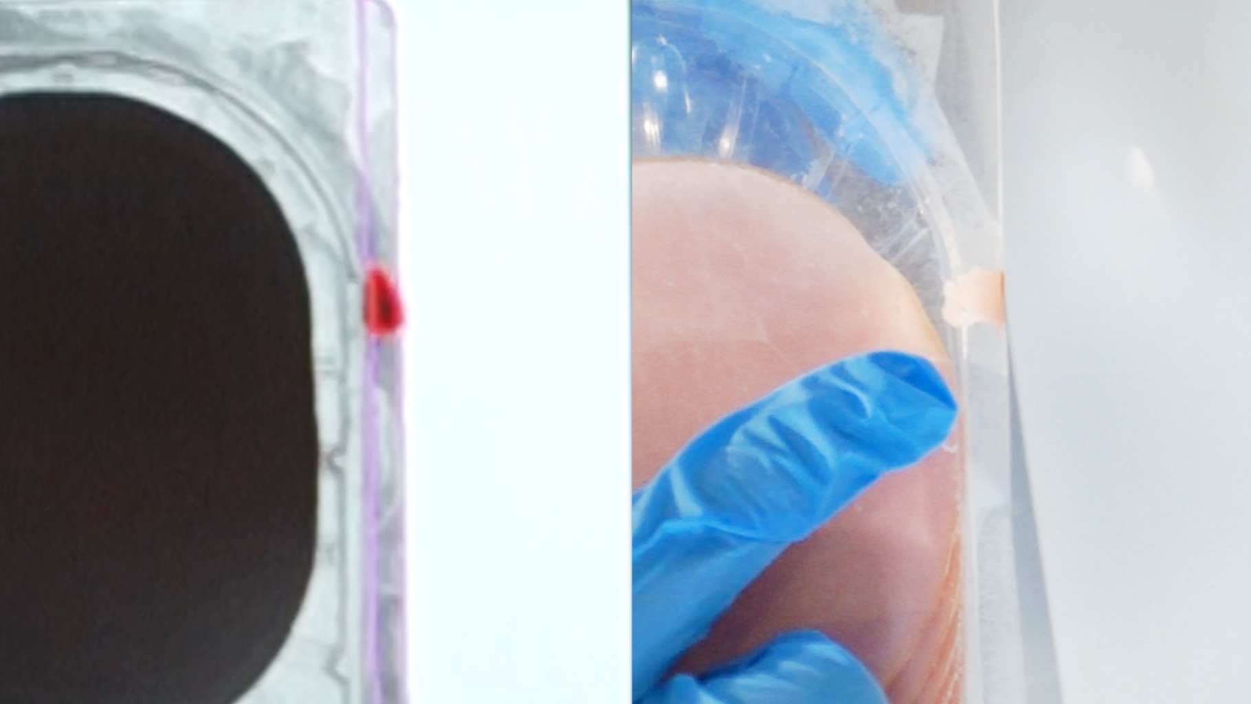 封口夹料检测机｜火腿・芝士检测｜包装产品