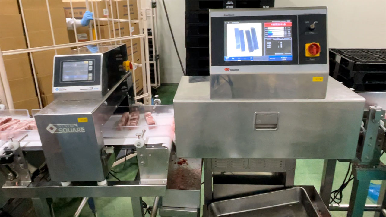 X光检测机│金属检测机│整块猪肉及冷冻切割猪肉